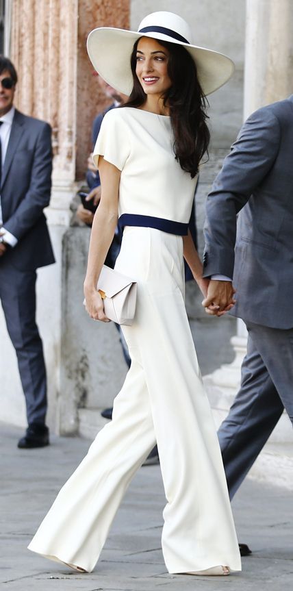 Amal Clooneys outfit is everything