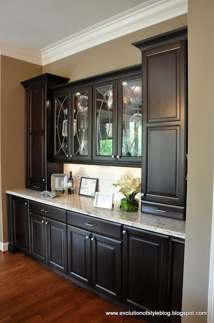 Amazing Built In Buffet – this is what i see as the Butlers Pantry hallway between kitchen and formal dining