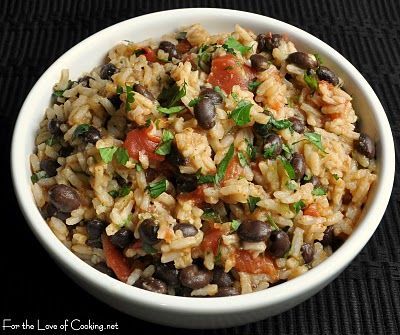 An excellent Rice and Beans Recipe Round-up. More than 2 dozen dishes that work as a side or a stand-alone meal.