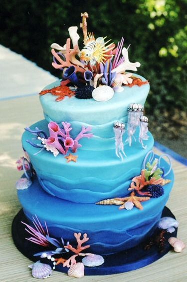 Another beautiful ocean themed cake