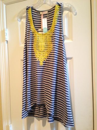August 2014 Stitch Fix Review  Stitch Fix #6 // Le Sample: Kahlo Embroidered Racerback Tank