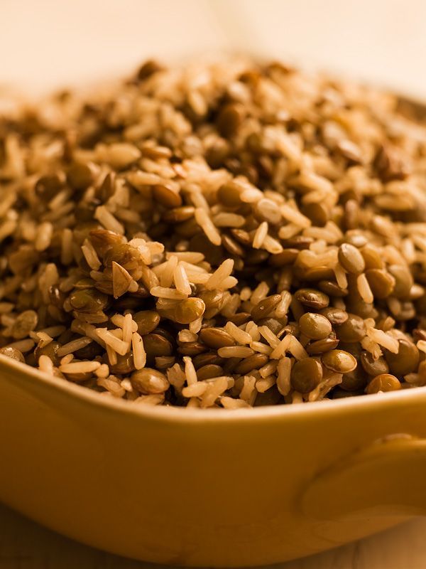 Brown Rice and Lentils – we did just the basics (water, rice, lentils, salt, bay leaves) and it turned out great!