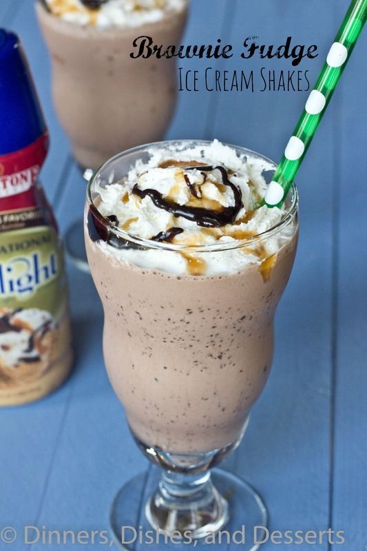 Brownie Fudge Ice Cream Shakes | Dinners, Dishes, and Desserts – Part 1