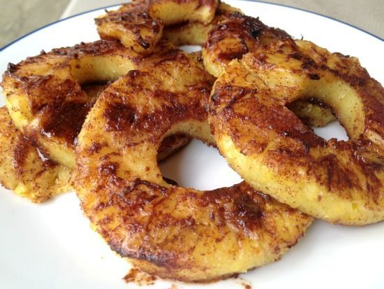 Cinnamon grilled pineapple — super easy summer dessert when youre already grilling dinner.