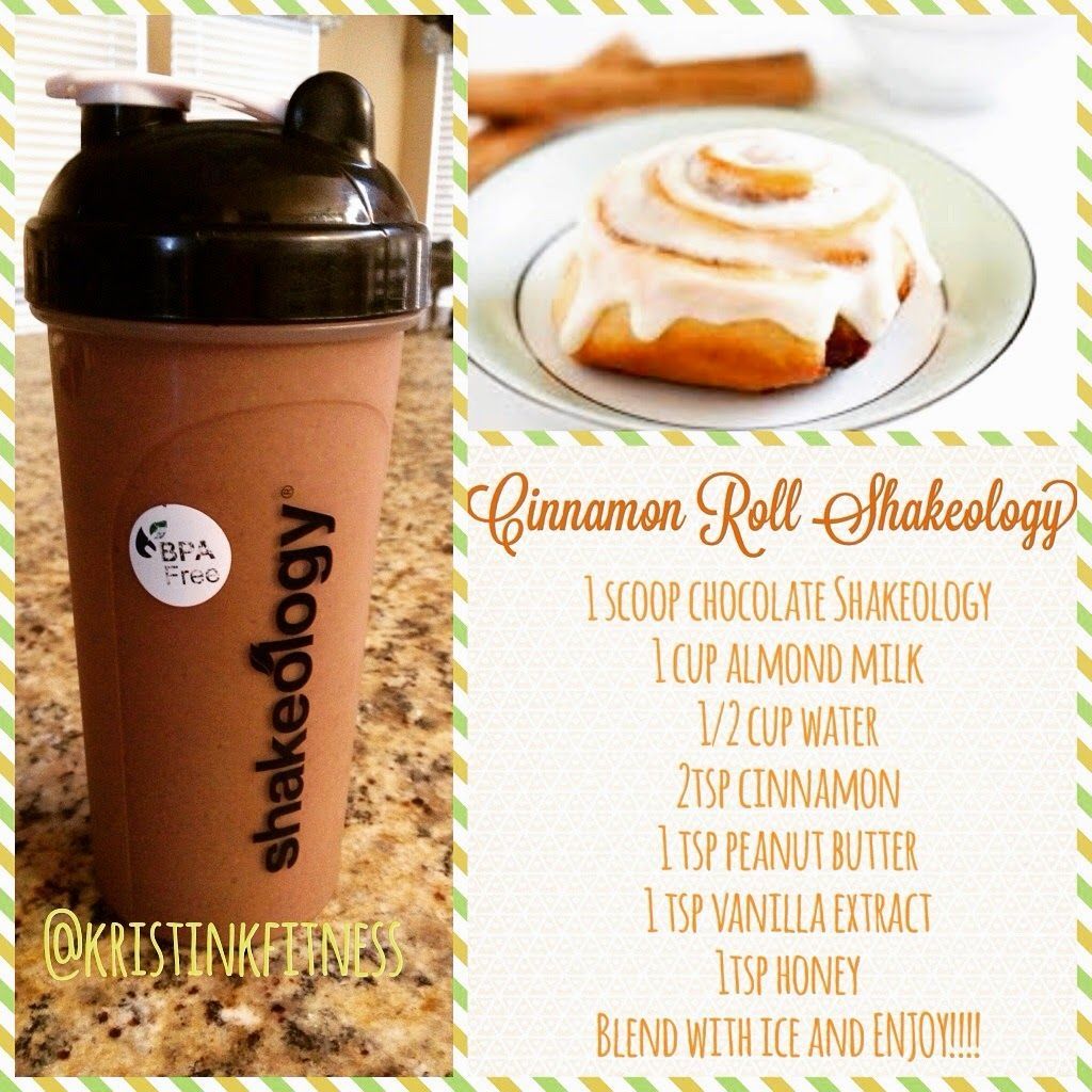Cinnamon Roll Shakeology- so delicious and 21 Day Fix approved.  Counts as 1 red, 1 yellow, 1 tsp.  Enjoy!!