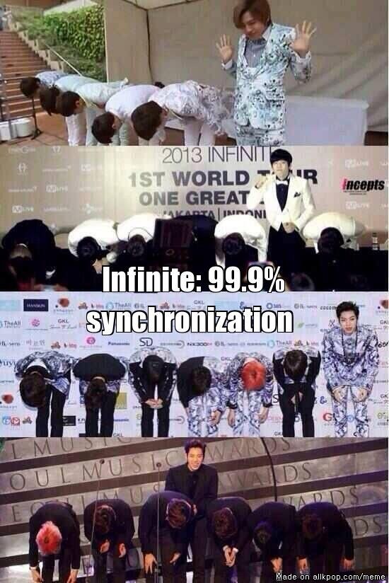 “Cmon Infinite, I Dont pay you to mess up every single time” lol xDD