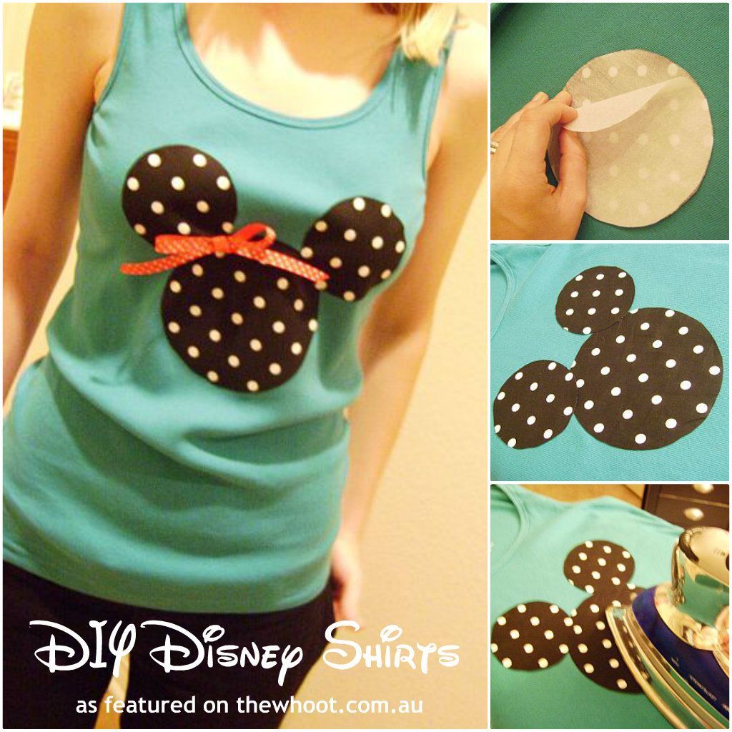 disney shirt This would be fun and easy! we could put them on target shirts!