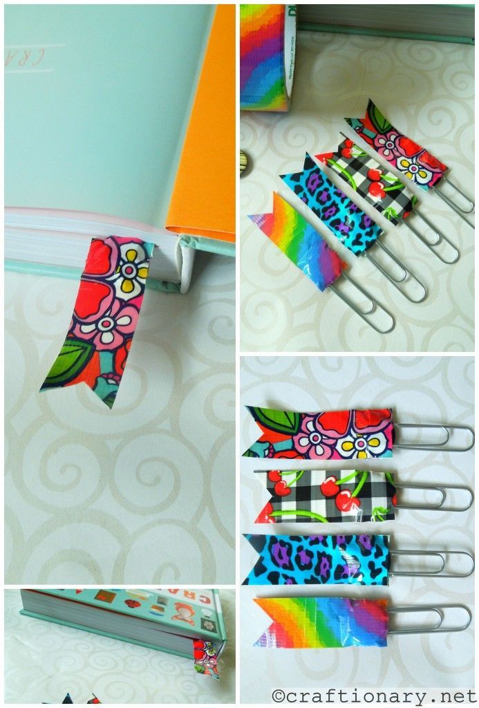 diy duct tape bookmarks..swaps?  to use in journey books?