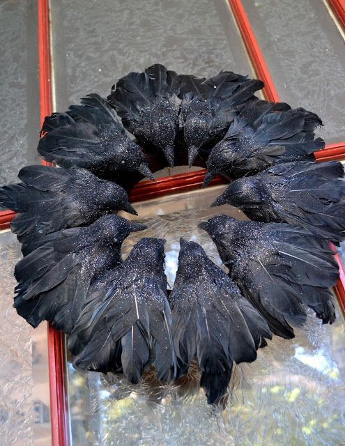 DIY Elegant Raven Wreath from Dollar Store Black Birds – Costs Under 12 Bucks to Make!
