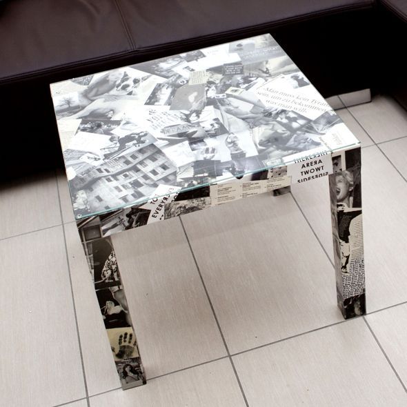 DIY: Tisch mit Fotos
