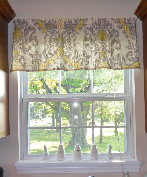 DIY Valance – Great step by step instructions…use for my kitchen.
