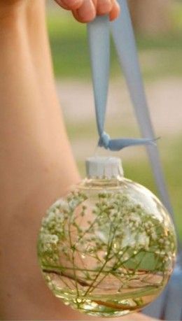 DIY Wedding Table Decoration Ideas | Floral Glass Ball | Click Pic for 20 Easy DIY Wedding Decorations