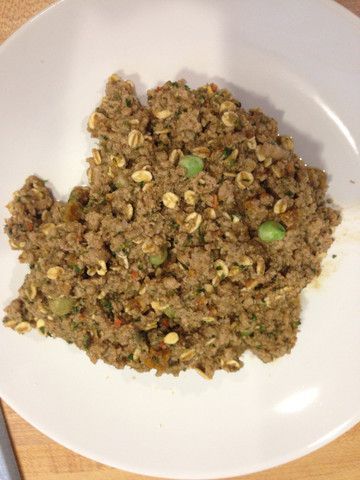 Easy, balanced, homemade dog food in less than 10 minutes! Three easy steps.