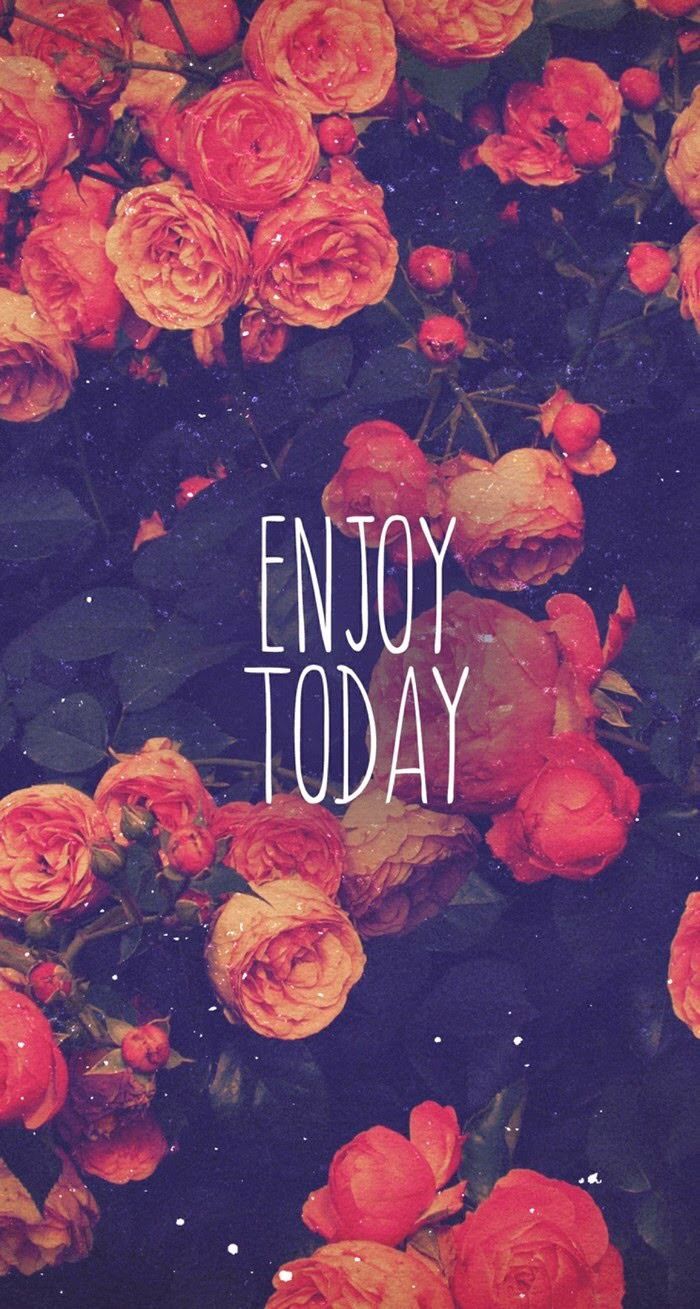 Enjoy today | Red Bubble