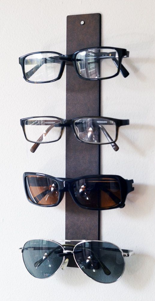 for ANYONE with LOTS OF GLASSES: specs shelf eyewear display from Okulo $15