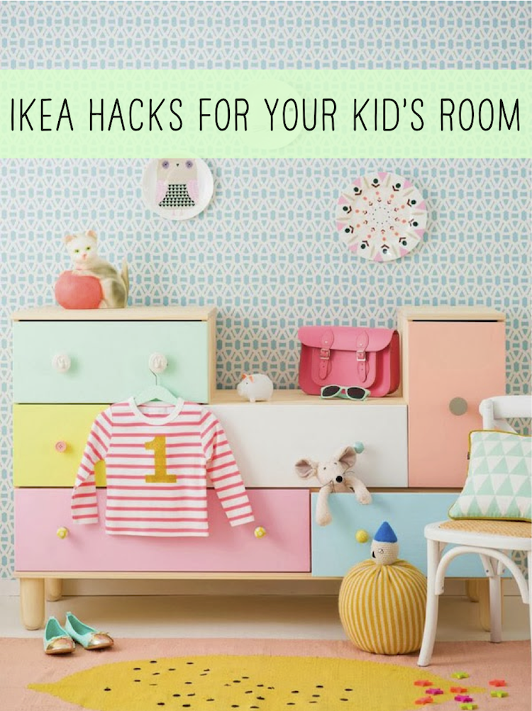 From a pretty dollhouse and play kitchen to bunk beds and toy storage, we rounded up 7 seriously cool IKEA hacks your kids will go