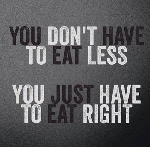 Get fit by first eating the right stuff! @One Step To Weight Loss.com