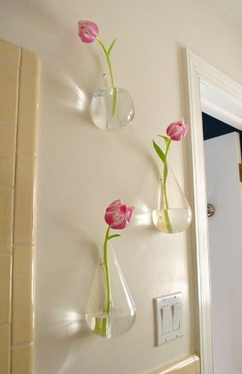 gotta do this for the bathroom! so cute easy diy decoration!