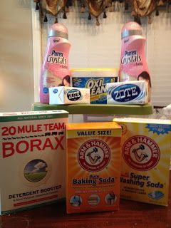 homemade baby laundry detergent. DANG IT! I wish I would have seen this sooner so I knew about the baby Purex Crystals. Then the