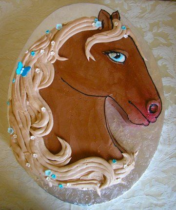 Horse Cake — Love this! Now I just need to figure out how to get this template so I can make it!