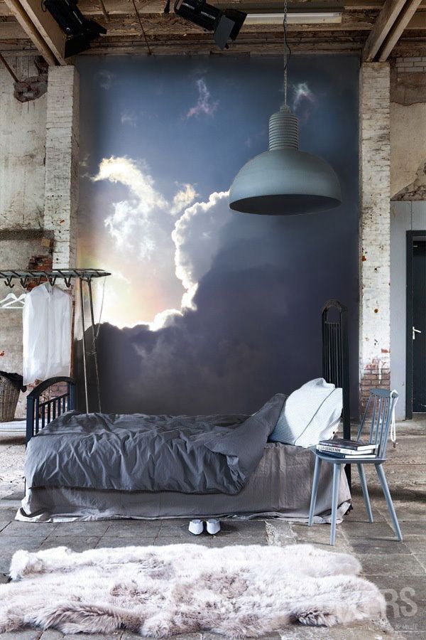 How To Decorate With Cloud-Themed Wall Murals And Posters