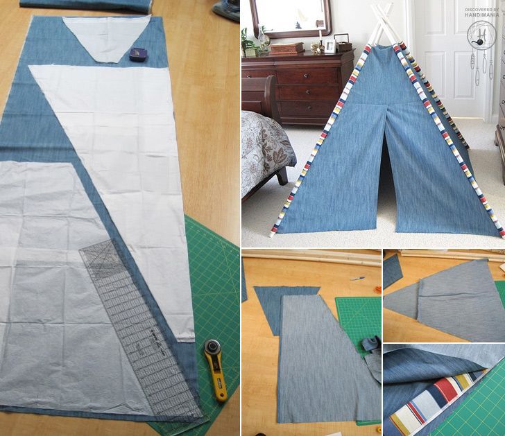 How to Make TeePee Tent for Kids – DIY & Crafts – Handimania