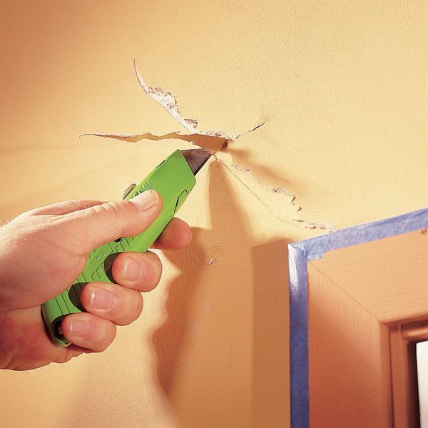 How to Repair a Drywall Crack  Eventually even the best-built houses develop a few cracks due to settling, usually around doors