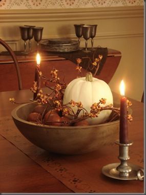 I could totally do this with the bowl from Pottery Barn @Heather Hursh Kinney got me for my wedding! :) Large wooden bowl +