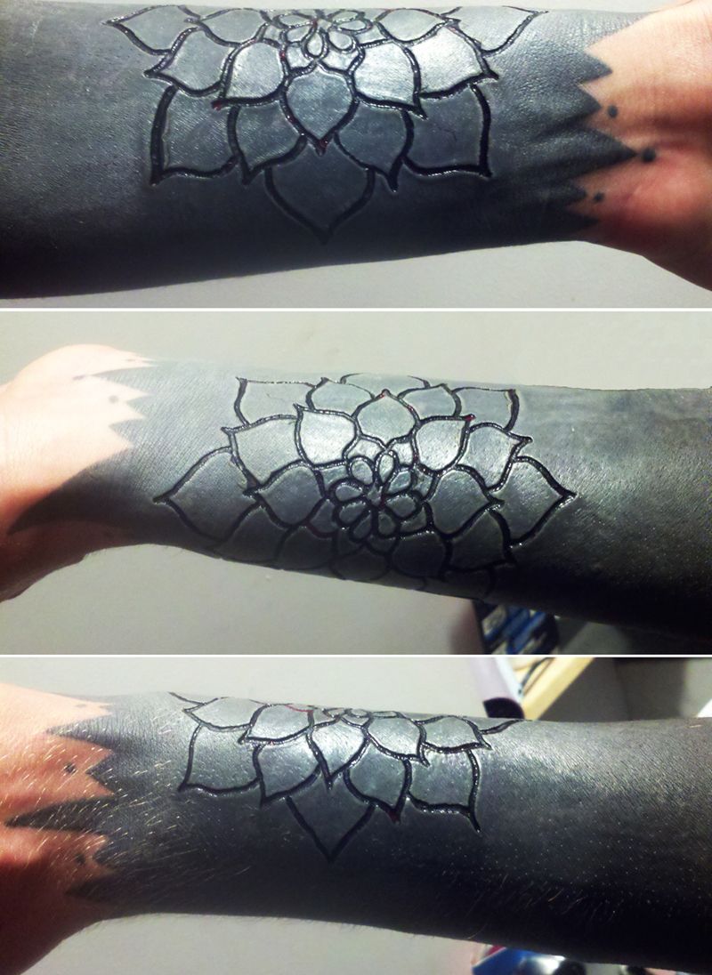 I dont think I would ever get this done, but this guy does incredible work. I just found out about scarification. Its insane.
