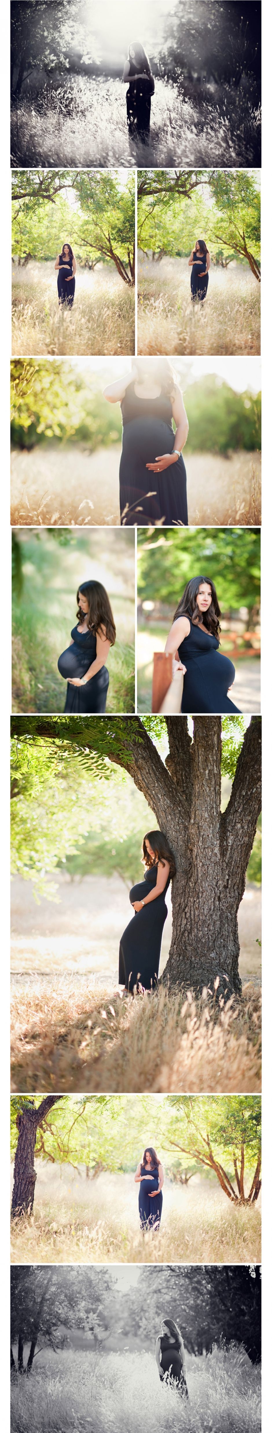 I love thits as opposed to the naked wrapped in sheets thing …. Bay Area Newborn Photographer // outdoor maternity portraits