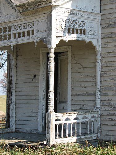 I wonder how long, cumulatively, it took to craft all of the elements of this porch.  Its not large, and for the era, it isnt