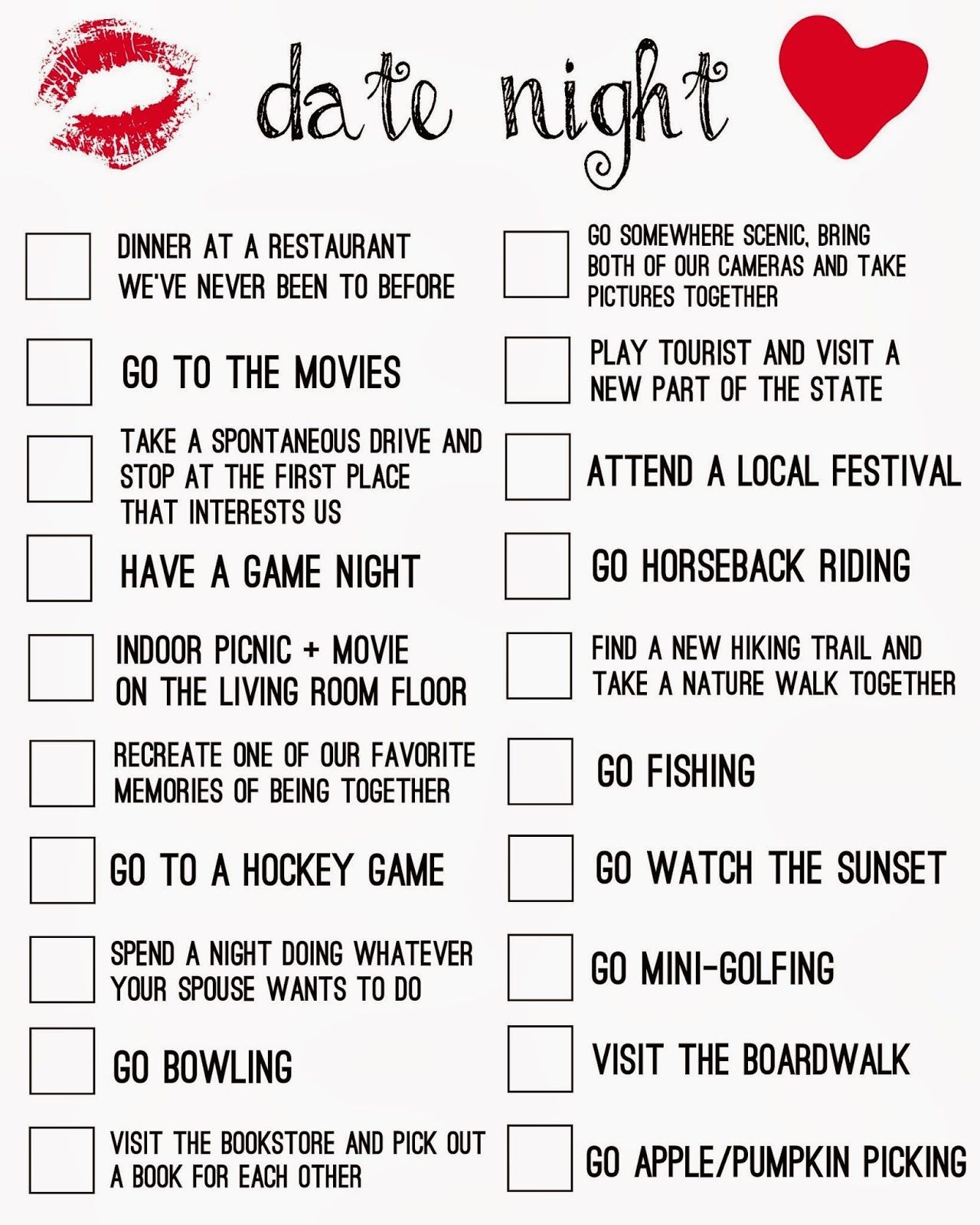 In a date night rut? Download my Date Night printable for some new ideas!