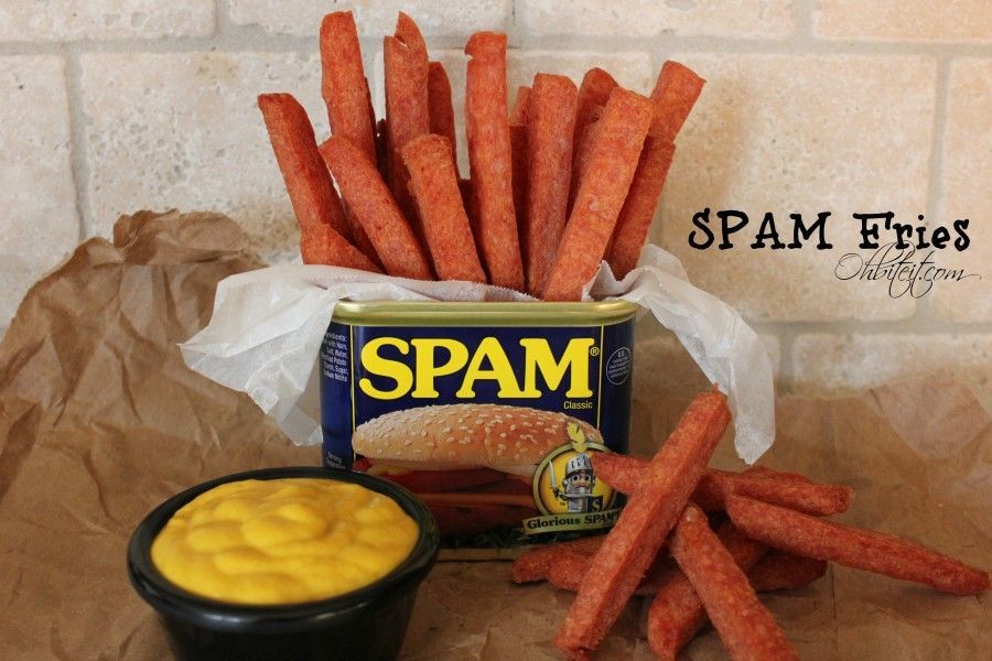 its really hard to say on which pinboard this belongs  food or better comidy/geek “Lovely Spam, Wonderful Spam!”