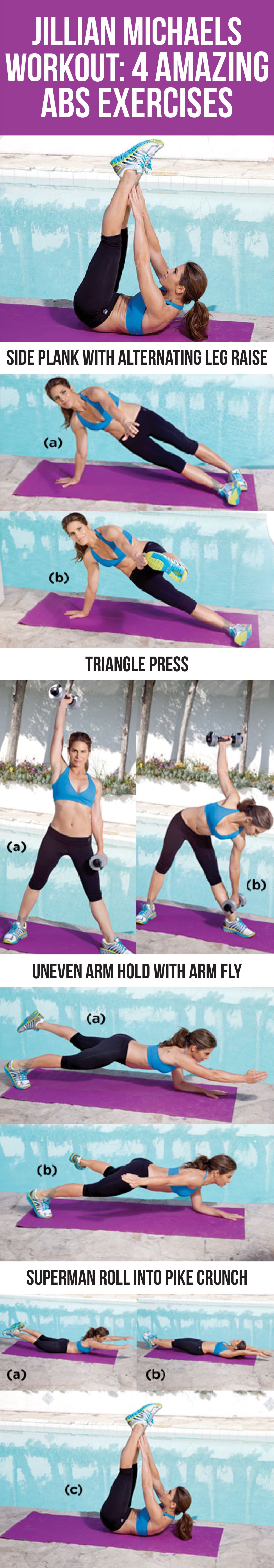 Jillian Michaels Workout: 4 Amazing Abs Exercises