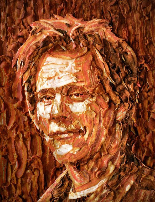 Kevin Bacon made from Bacon.