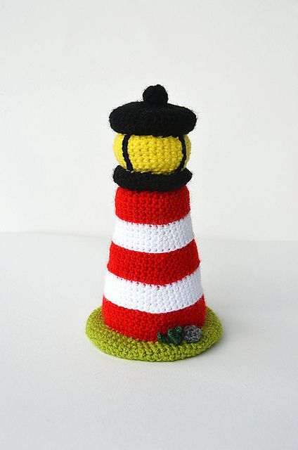 Lighthouse – Nautical Sea Theme – Amigurumi Toy – CROCHET PATTERN No.130 by Joyce Overheul