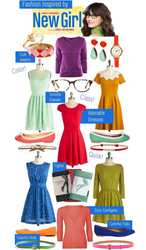 Lovely Undergrad: Wardrobe Inspiration from my Favorite TV Characters: New Girls Jess