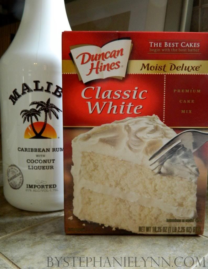 Malibu Cupcakes featuring Duncan Hines.Ingredients Needed for Cupcakes:   Duncan Hines Classic White Cake Mix  3 Large Eggs  1 1/3