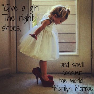 Marilyn Monroe quote     @Alissa Evans Trusner, see you never know which pair will let me set the world on fire! (;