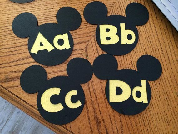 Mickey Word Wall Letters Disney Classroom by 2ndGradeMousekeeter, $19.99