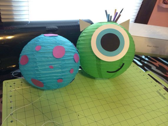 Monsters Inc Lanterns  by YrsYpartydecor on Etsy, $11.00