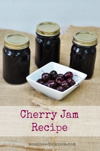 One recipe I love to make ahead for wintertime is this Cherry Jam Recipe. It uses the water bath canning technique, so it’s