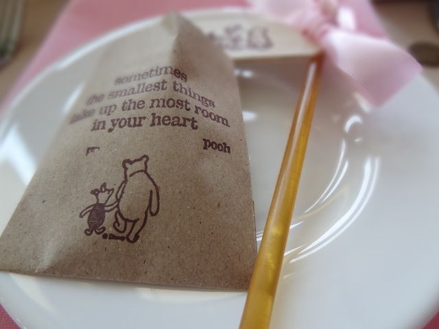 Photo 1 of 28: Winnie the Pooh Baby Shower / Baby Shower/Sip s Hundred Acre Wood” | Catch My Party