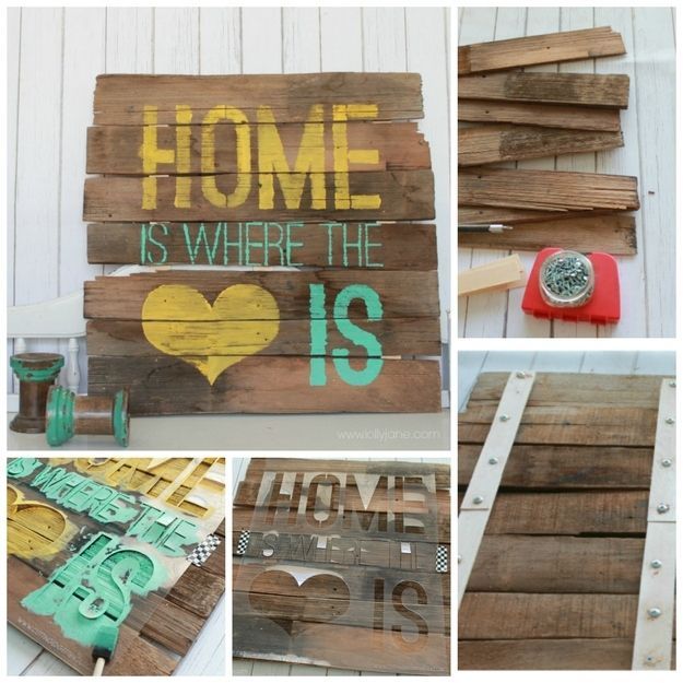 Rustic Home is Where the Heart Is | 12 DIY Signs That Just Say It All