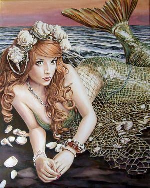 Saatchi Online Artist Andy Lloyd; Painting, “Turn Loose the Mermaid” #art