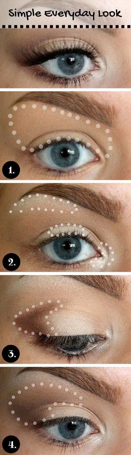Simple Every Day Look Tutorial for Blue Eyes