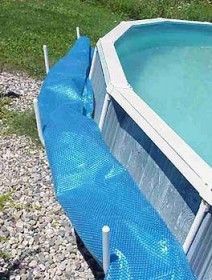 Solar Saddle Cover Holder for Above Ground Pools