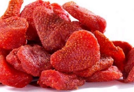 strawberries dried in the oven. taste like candy but are healthy & natural. 3 hrs at 210 degrees……might be better than