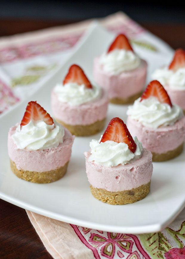 Strawberry Cheesecake Bites:  The sweet strawberry and tart cream cheese play together really well, and with the salty graham