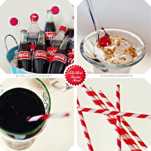 Sweet Parties: $100 Budget: Retro 50s Coke Float Social – Blog – Hello My Sweet
